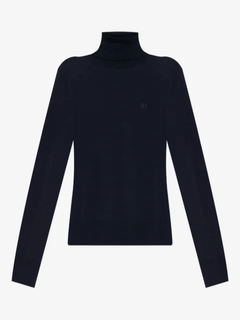 DSQUARED2 logo-detail turtleneck sweater