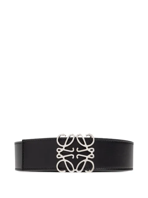 LOEWE Anagram-buckle leather belt