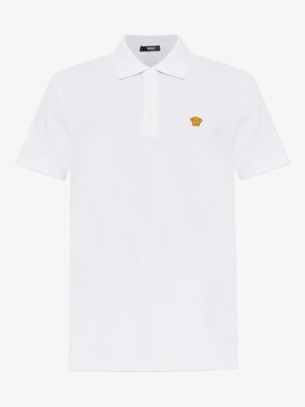 Versace Medusa-embellished polo shirt | White | Image 1