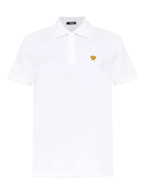 Versace Medusa-embellished polo shirt