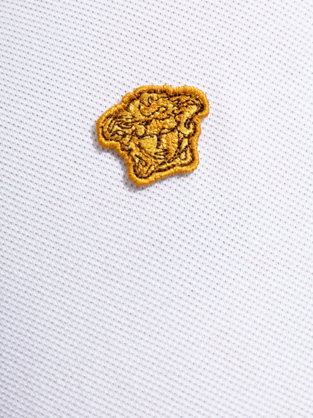 Versace Medusa poloshirt Wit
