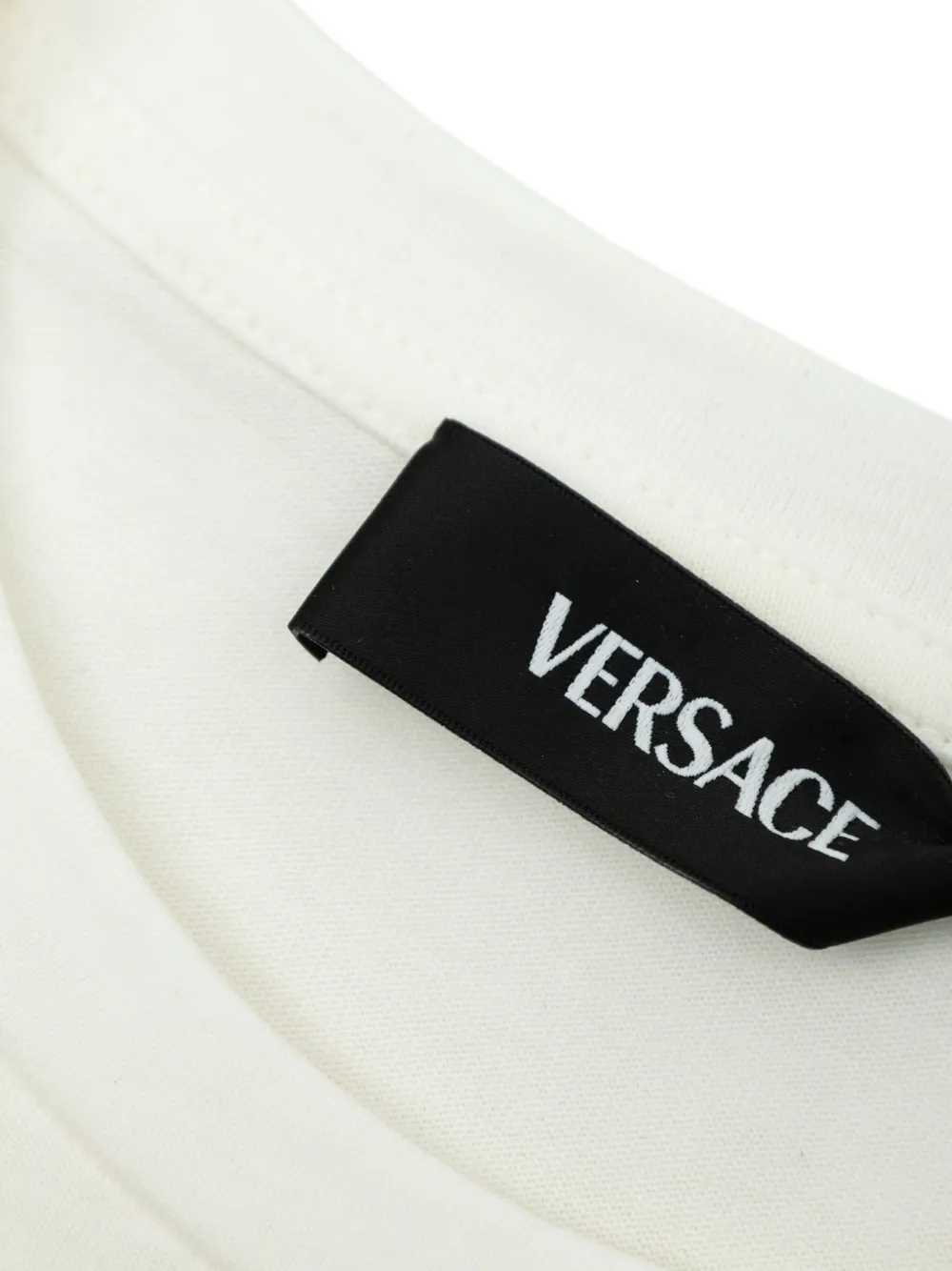 Versace Kids T-shirt met grafische print Wit