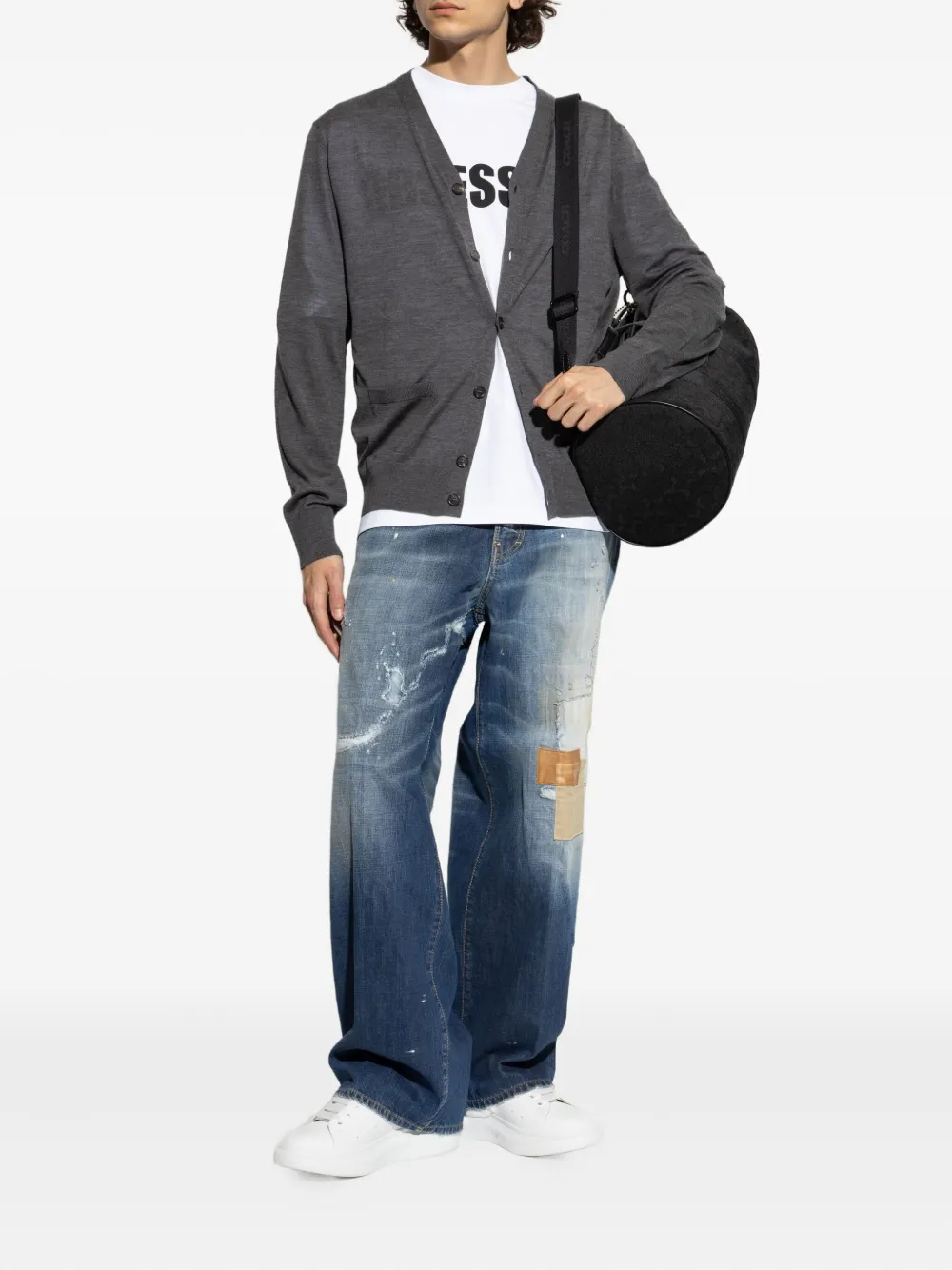 DSQUARED2 faded patchwork jeans | Wide-Leg Jeans | Image 2