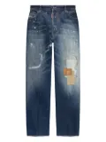 DSQUARED2 faded patchwork jeans - Blue
