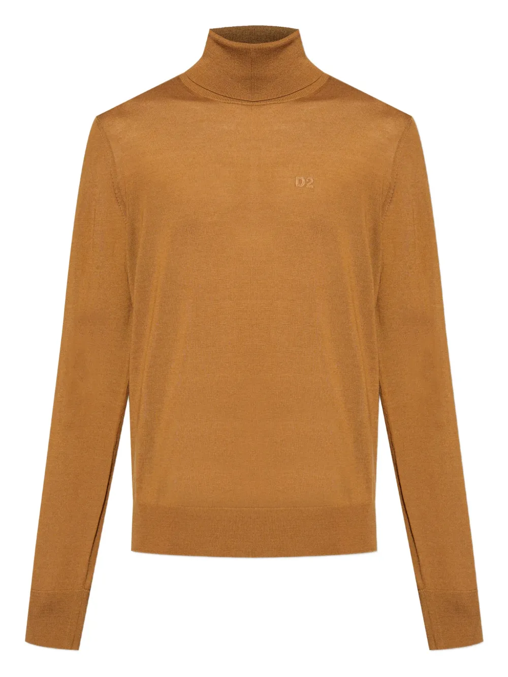 DSQUARED2 logo-detail turtleneck sweater Bruin