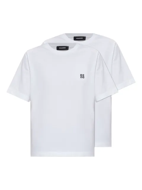 DSQUARED2 2-pack t-shirt med logotyp