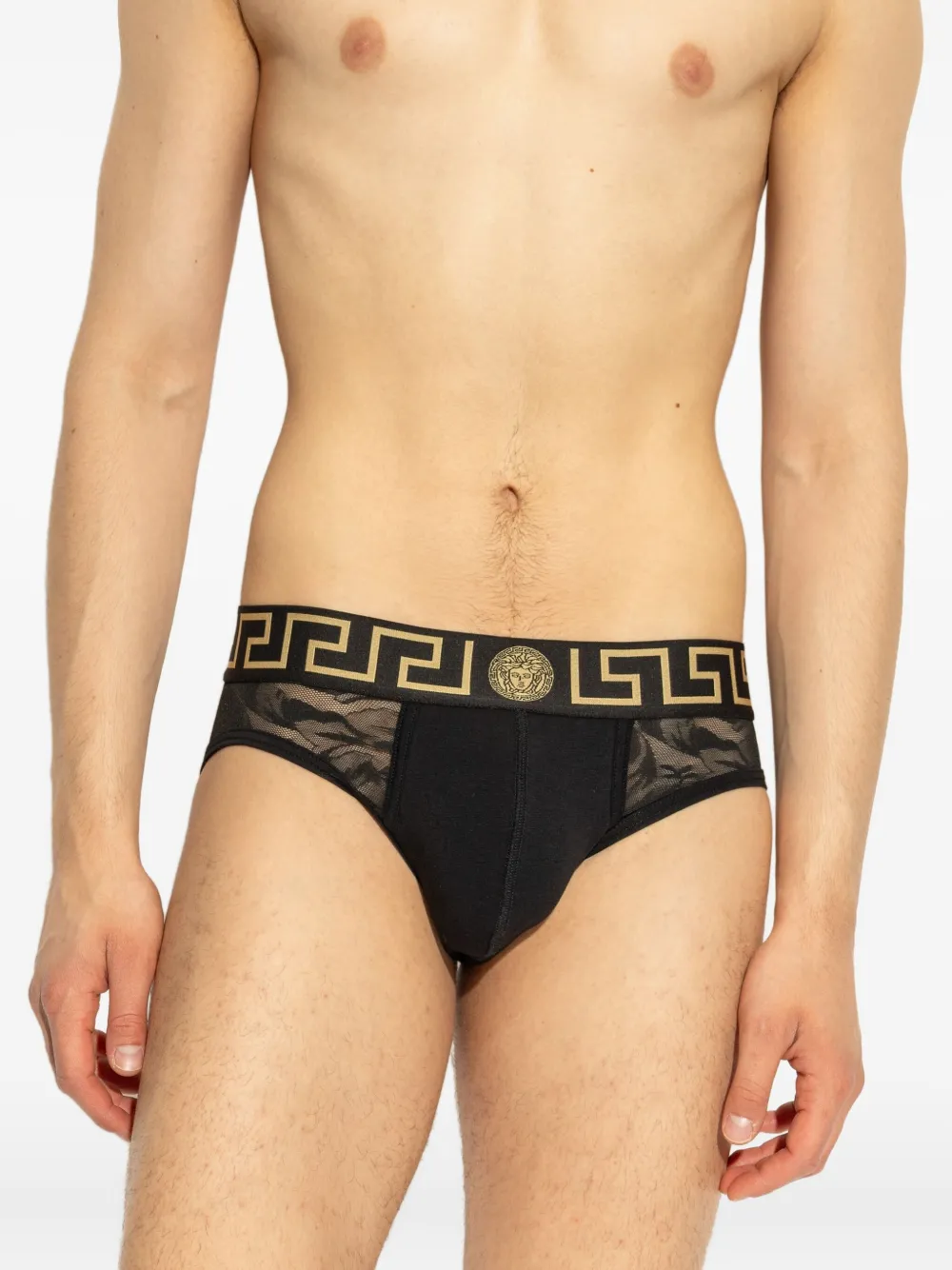 Versace Grecca lace briefs | Image 2