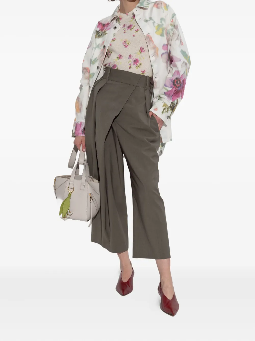 LOEWE Top met korte mouwen Wit