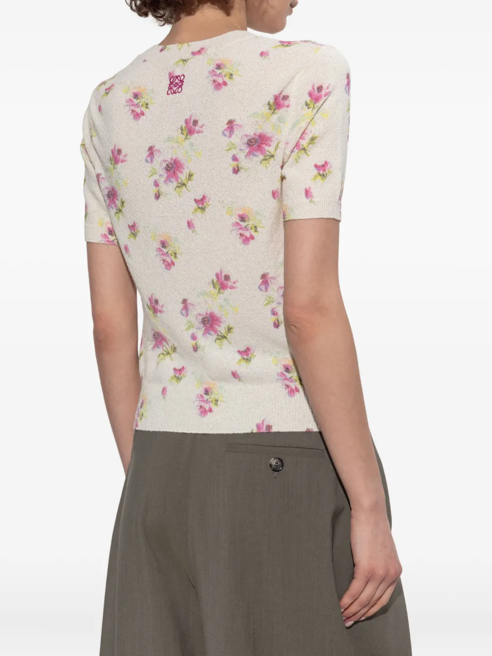 LOEWE Top met korte mouwen Wit