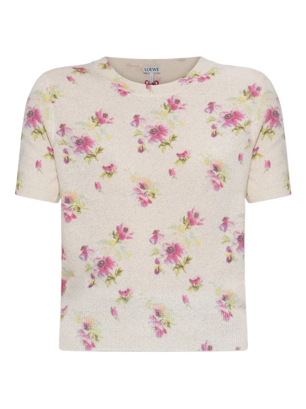 LOEWE Top met korte mouwen Wit