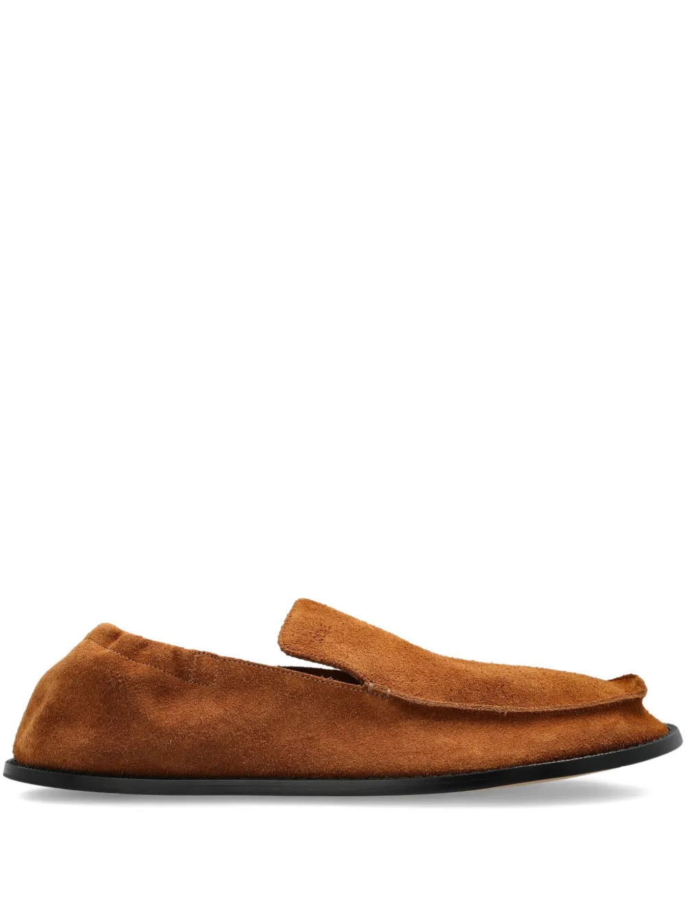 LOEWE Flex suede loafers Brown