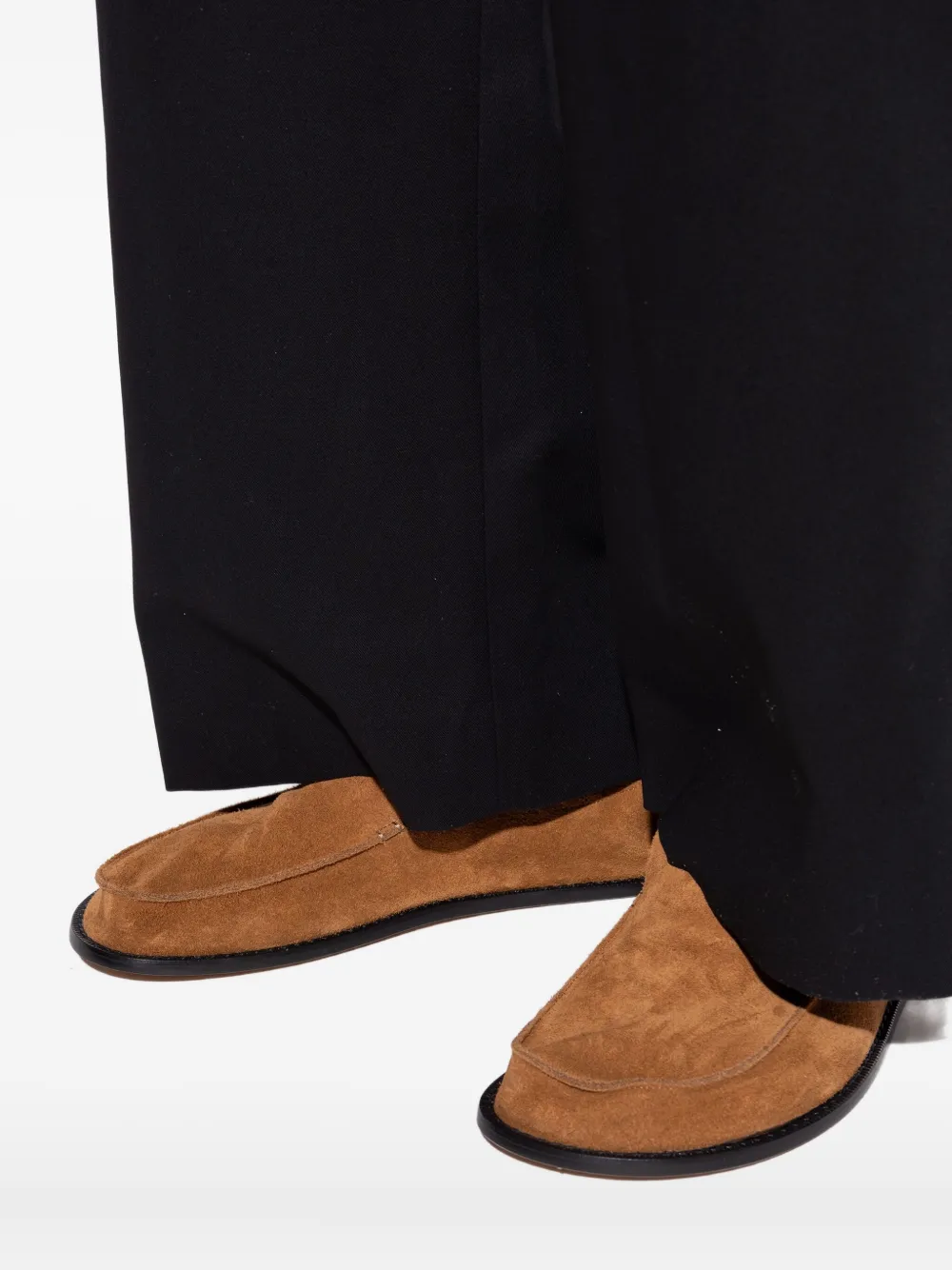 LOEWE Flex suède loafers Bruin