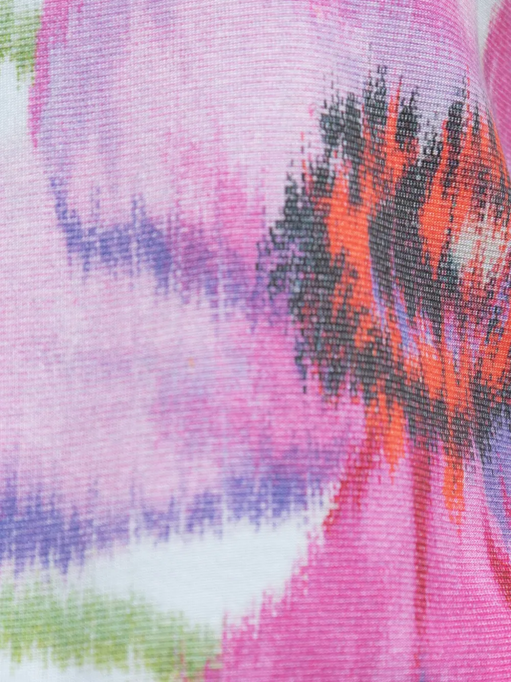 LOEWE Top met bloemenprint en raglan mouwen Blauw