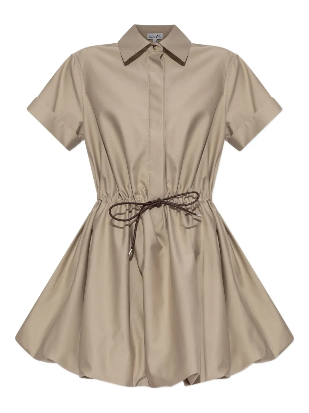 LOEWE Jurk met trekkoordtaille Beige