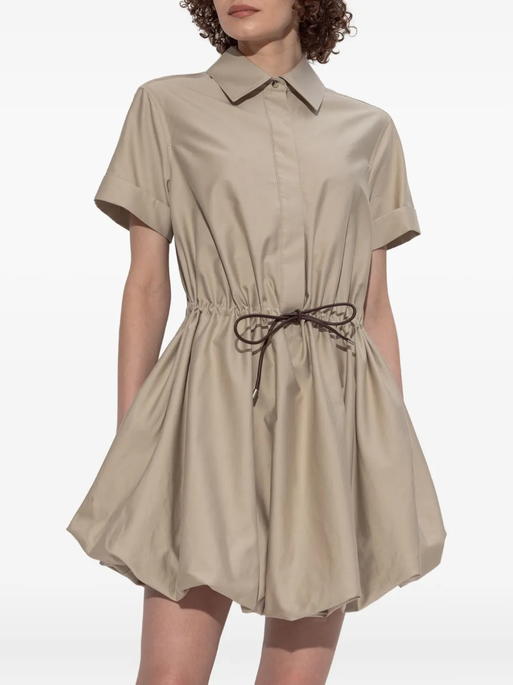 LOEWE Jurk met trekkoordtaille Beige