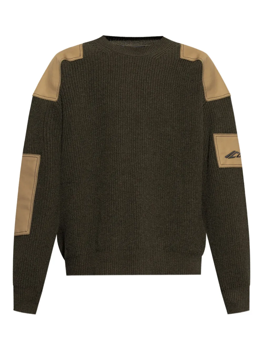 DSQUARED2 logo-embroidered jumper | Green | Image 1