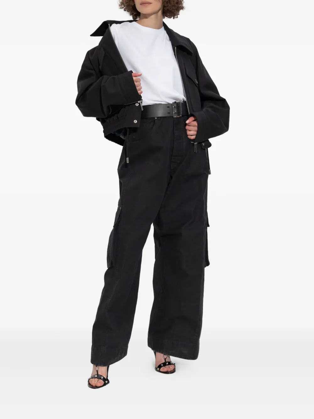 DSQUARED2 cropped zip-front jacket | Cropped Jackets | Image 2