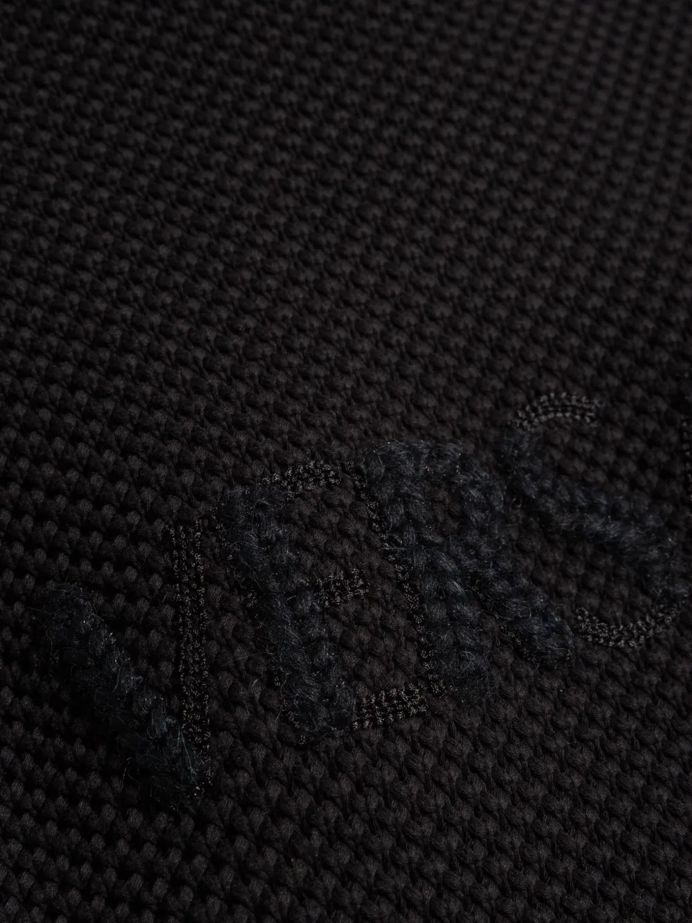 Versace Coltrui met textuur Zwart