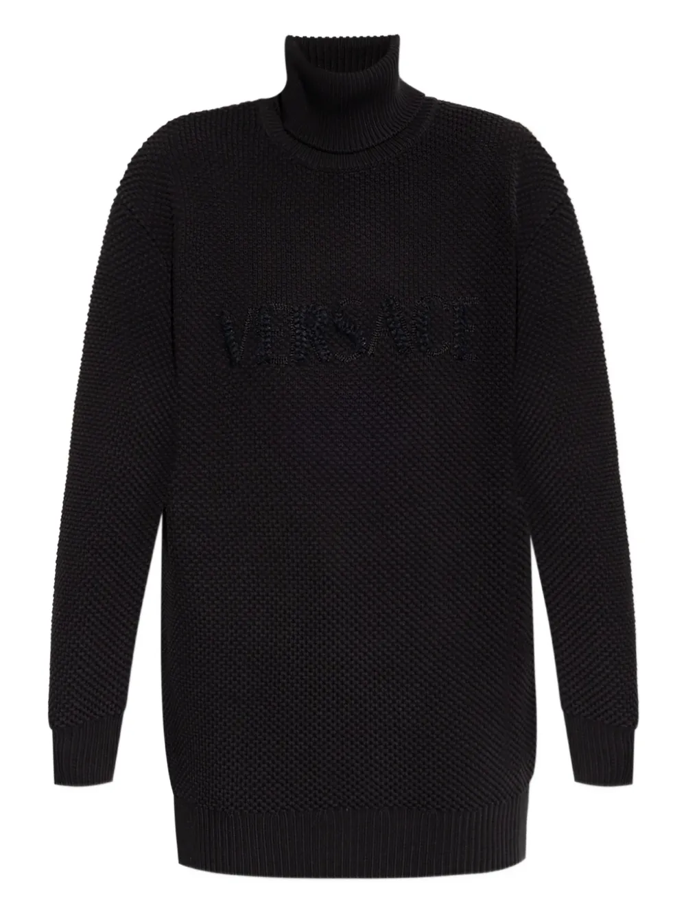 Versace Coltrui met textuur Zwart