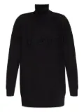 Versace textured high-neck jumper - Black