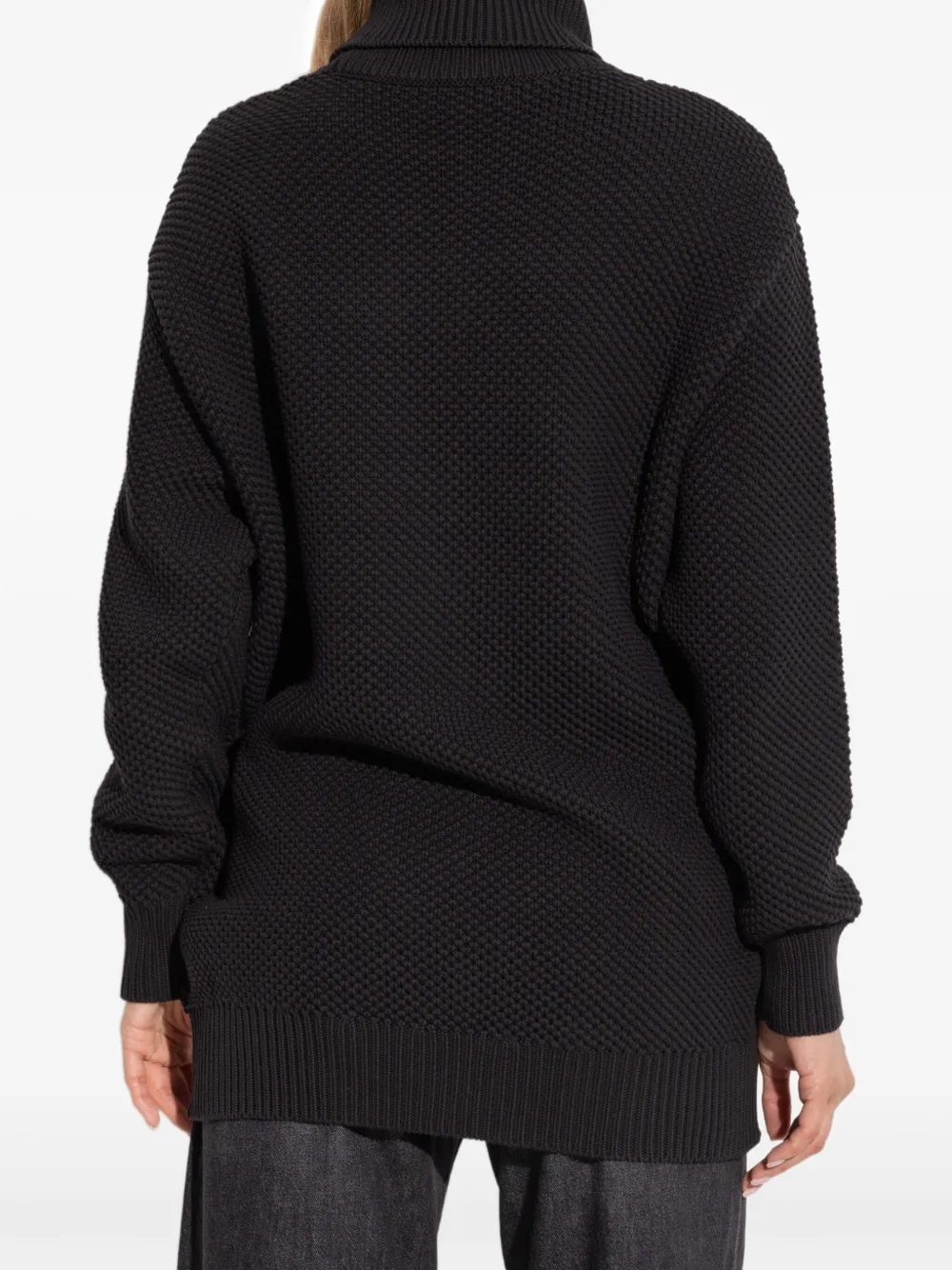 Versace Coltrui met textuur Zwart