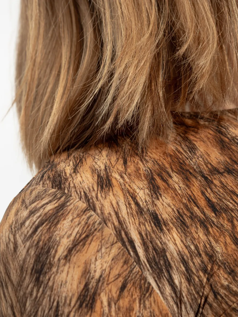 MM6 Maison Margiela Romper met dierenprint Bruin