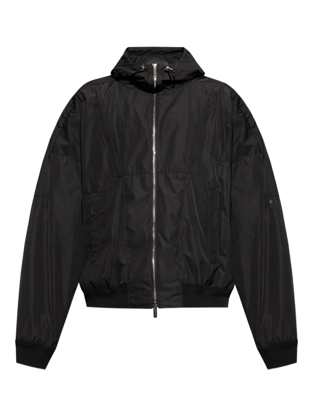 DSQUARED2 hooded zip-up jacket | Black | Image 1