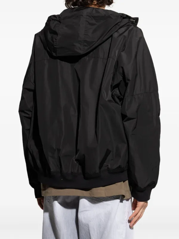 DSQUARED2 フーデッド ジップジャケット | ブラック | FARFETCH JP