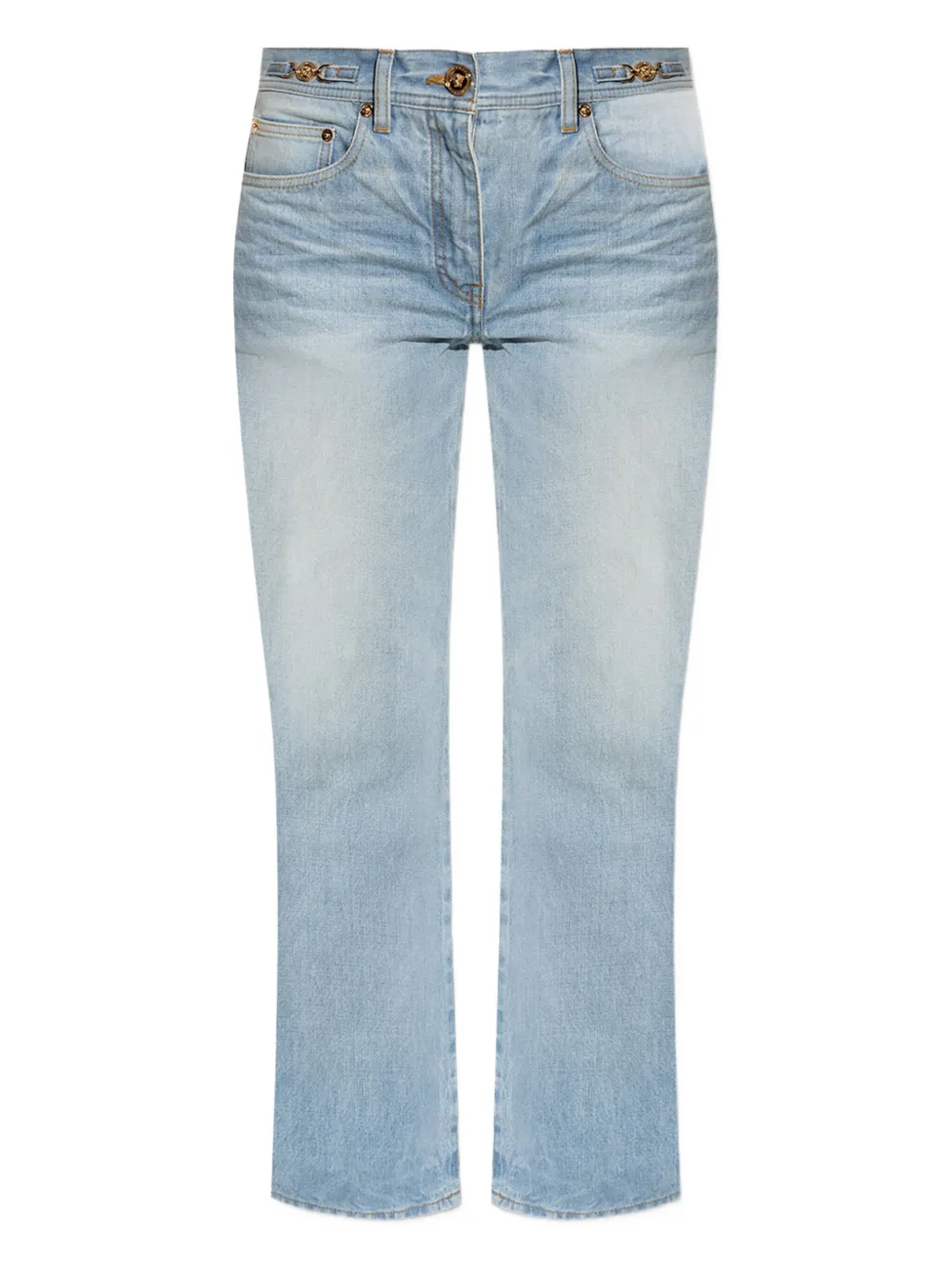 Versace Jeans met logopatch Blauw
