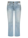 Versace logo-patch jeans - Blue