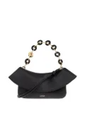LOEWE chain-link ruffled shoulder bag - Black
