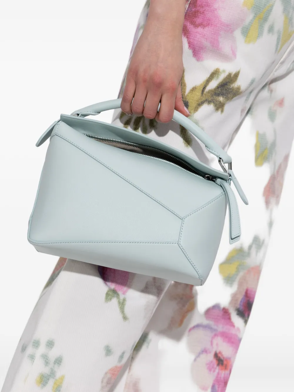 LOEWE Puzzle kleine shopper Blauw