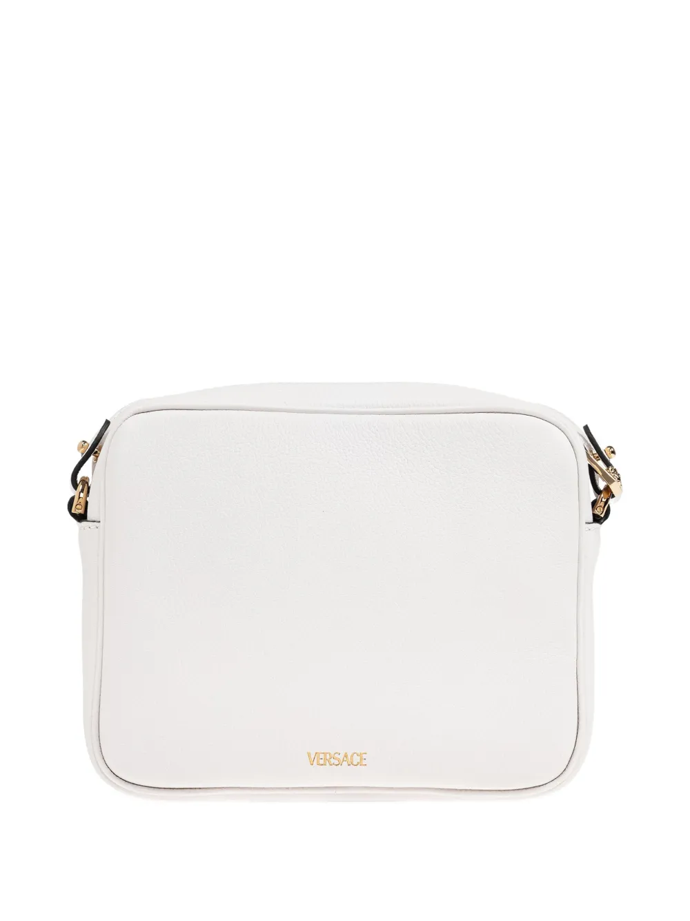 Versace La Medusa leren crossbodytas Wit