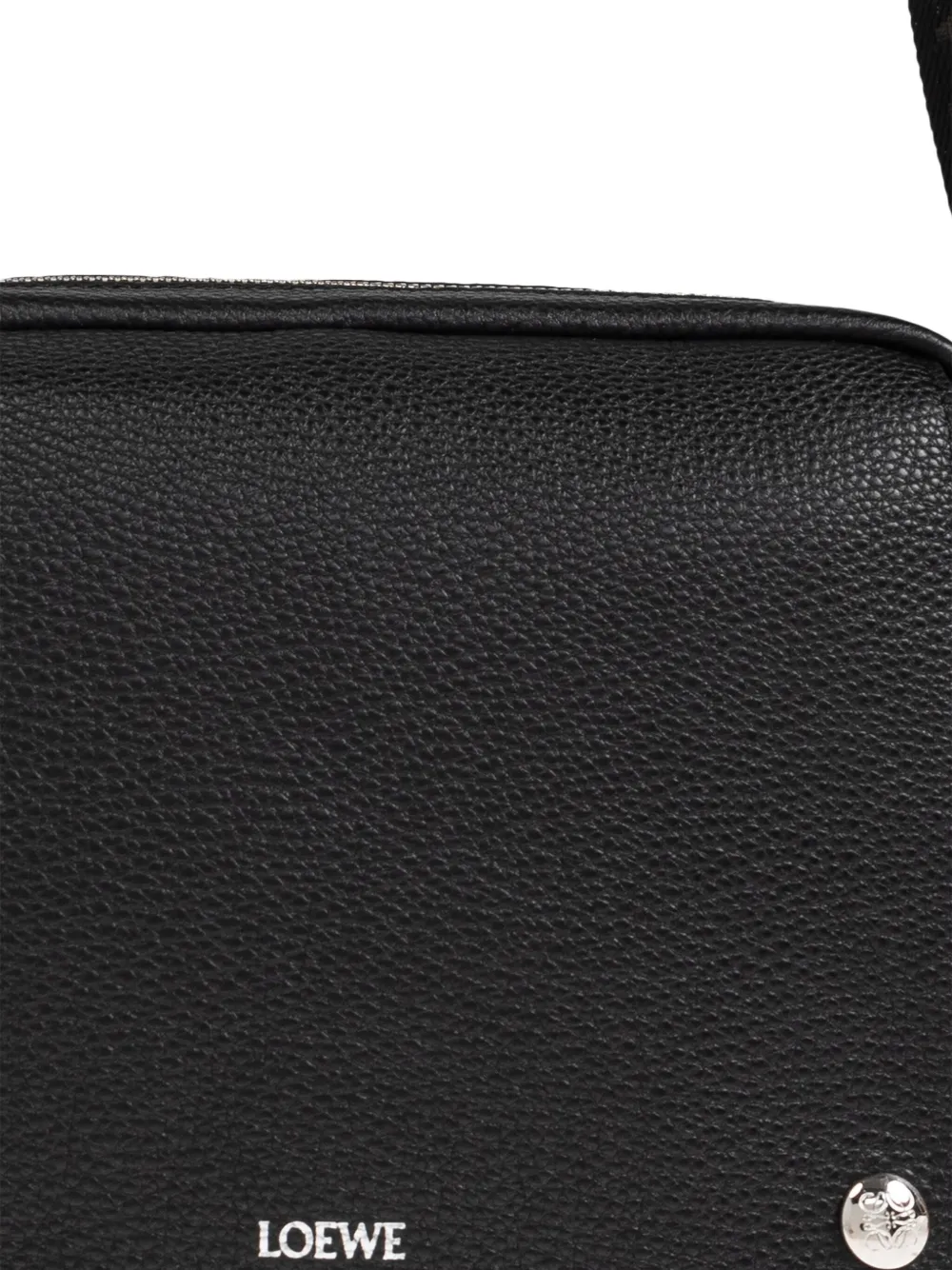 LOEWE medium Pebble leather shoulder bag Zwart