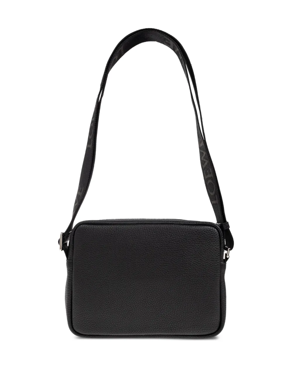 LOEWE medium Pebble leather shoulder bag Zwart