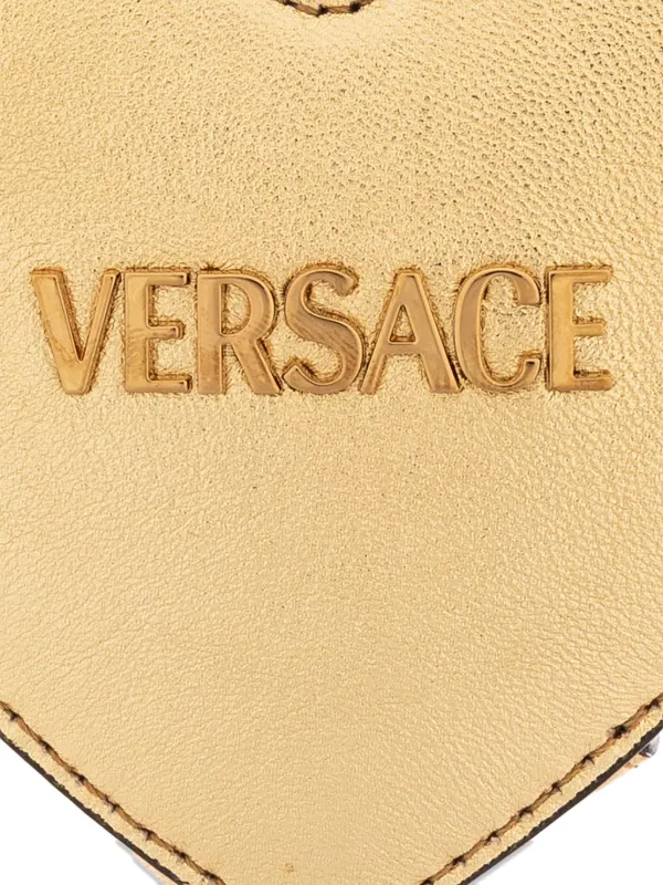 Versace heart-shaped Keyring | Gold | FARFETCH