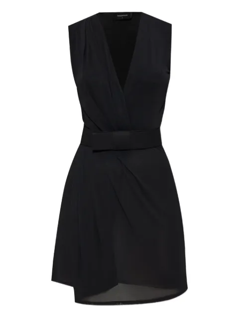 DSQUARED2 wrap belted dress