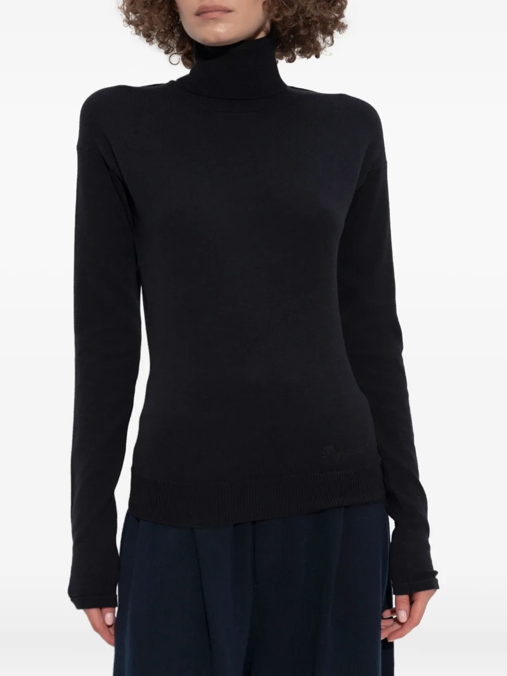 DSQUARED2 Trui met hoge hals Zwart