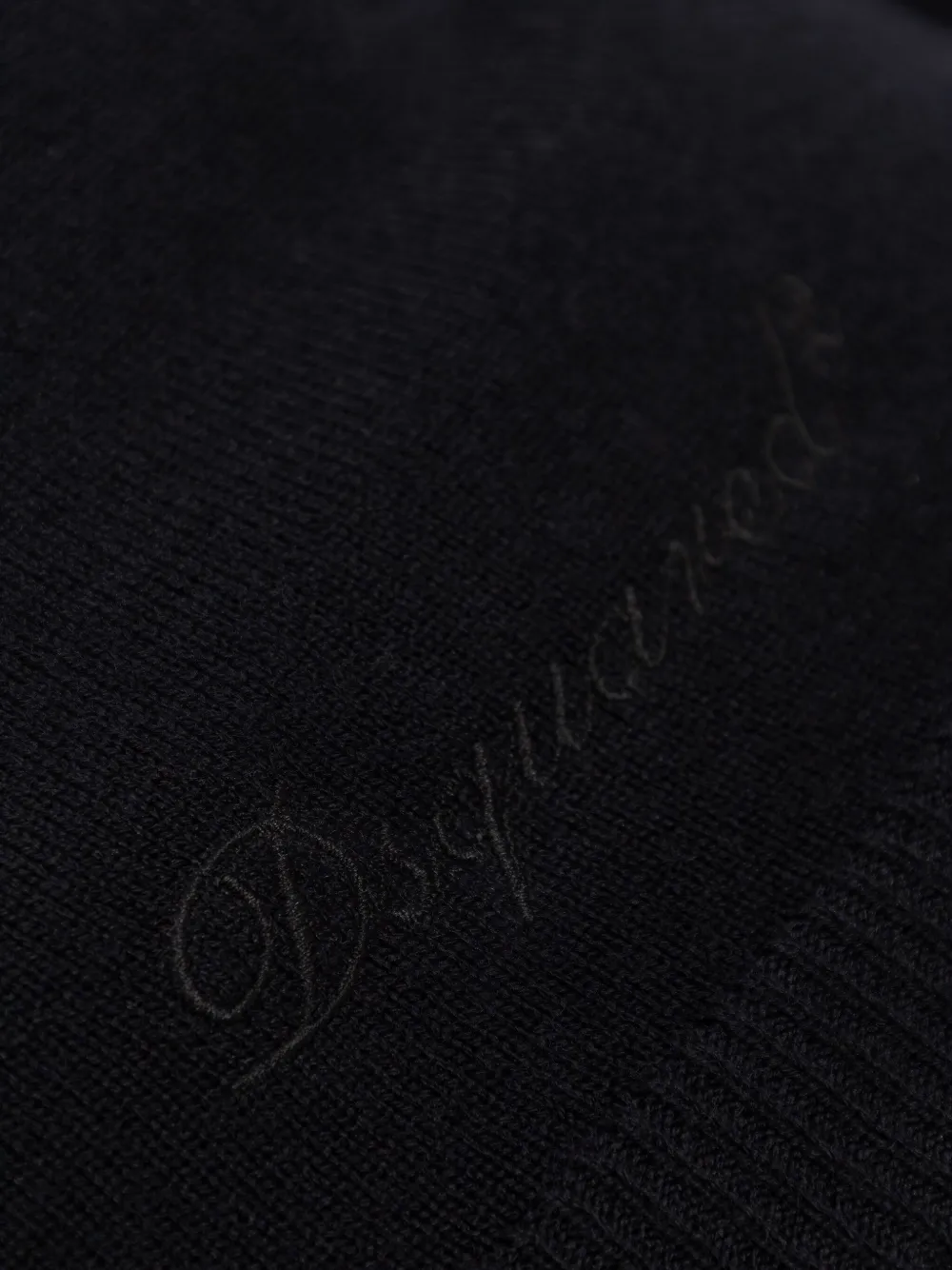 DSQUARED2 Trui met hoge hals Zwart