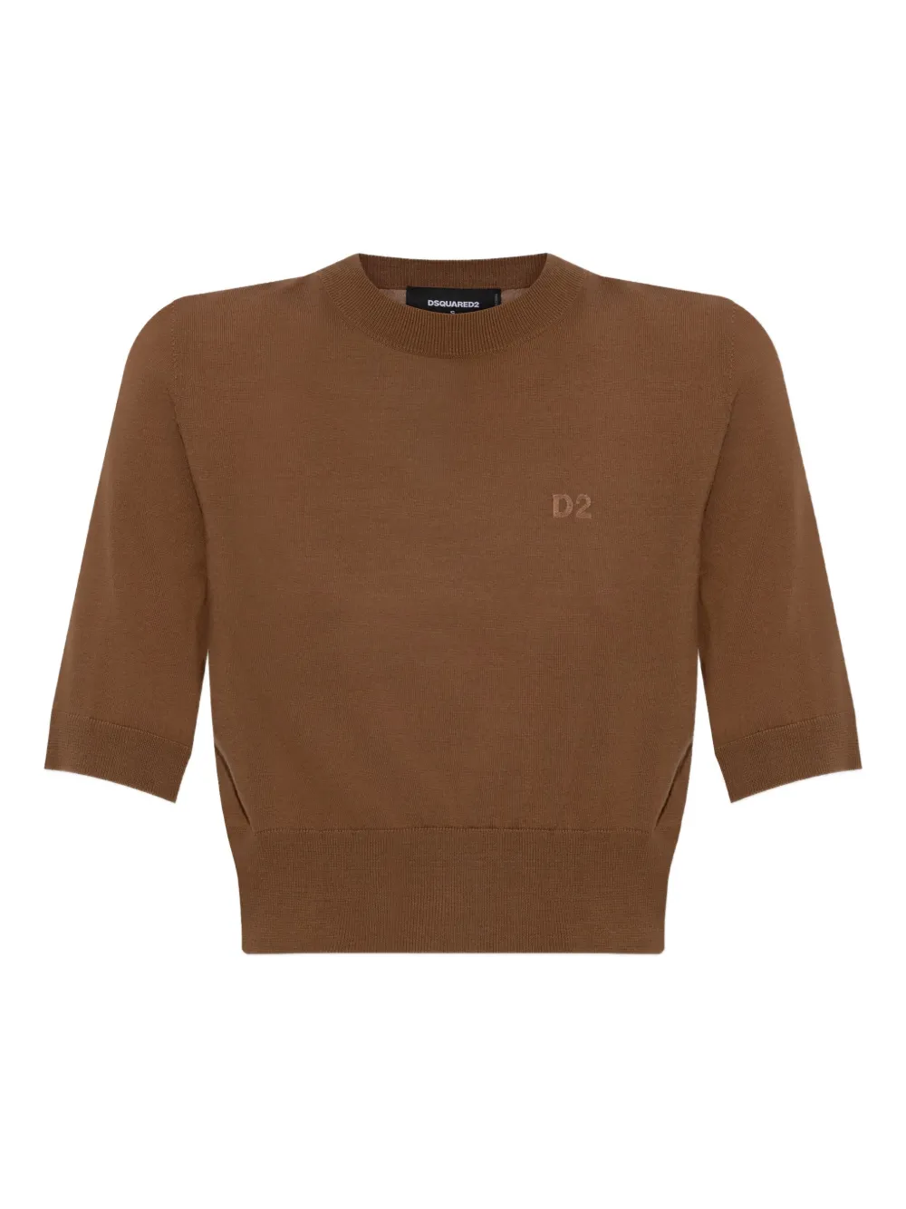 DSQUARED2 Gebreid T-shirt Bruin