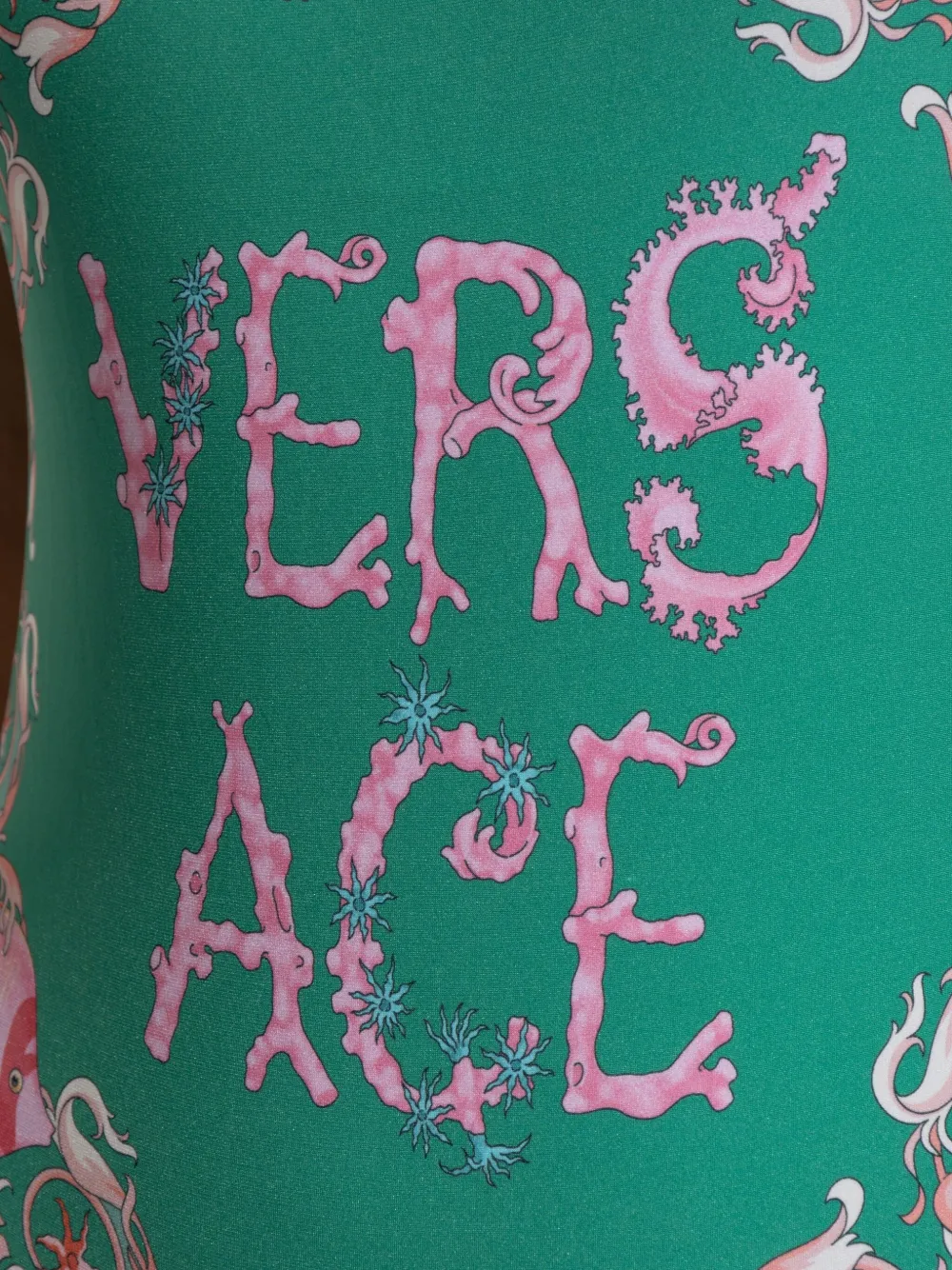 Versace Badpak met print Groen