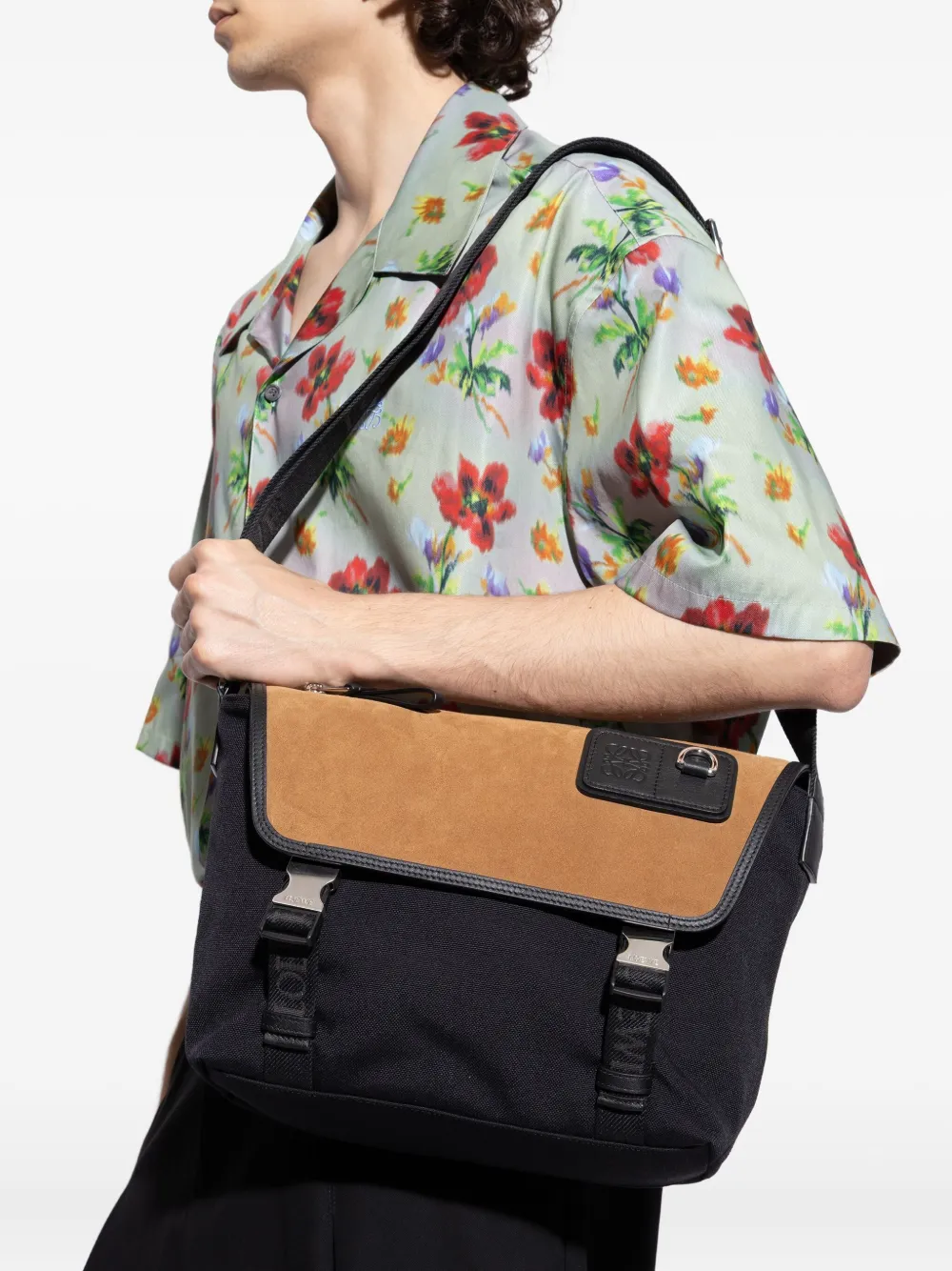 LOEWE medium Flex canvas messenger bag | Image 2