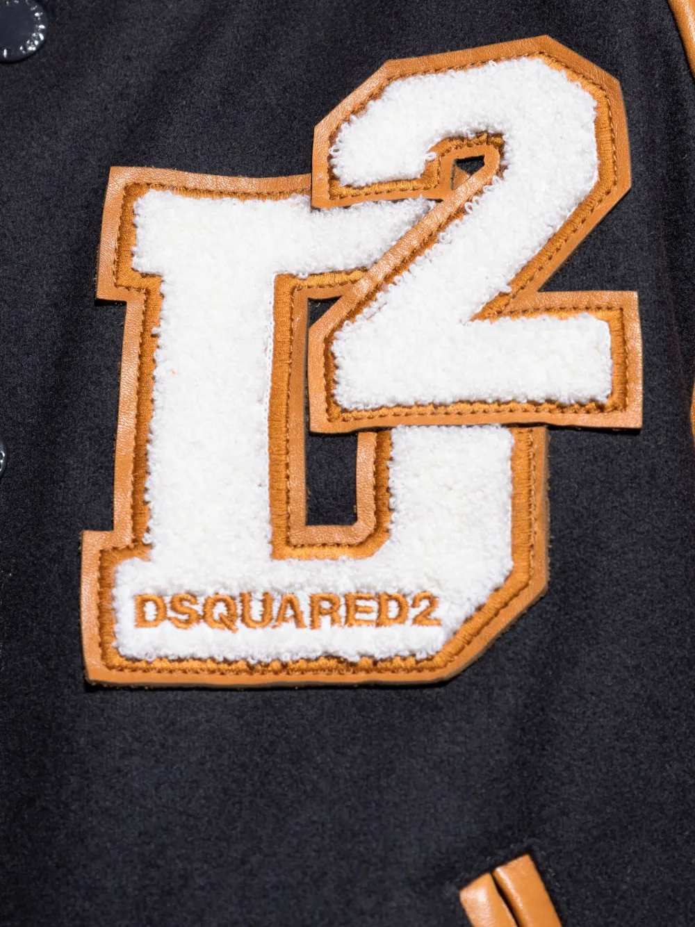 DSQUARED2 Bomberjack van wolblend Bruin