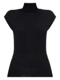 DSQUARED2 cap-sleeve turtleneck top - Black