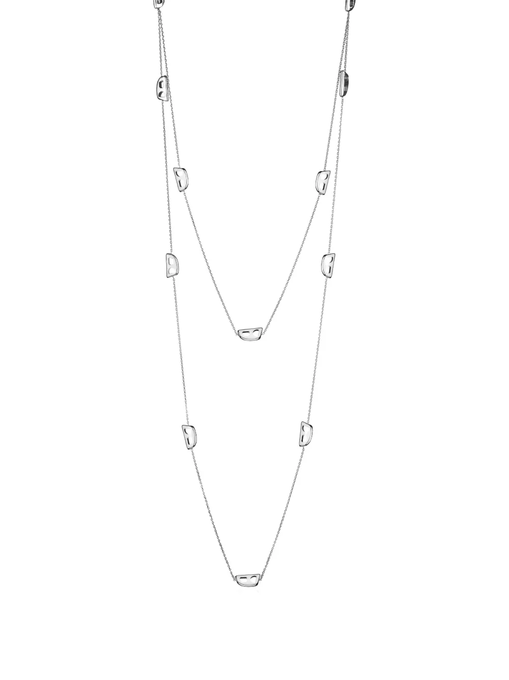 EÉRA collar con dije de corte | plateado | Image 1
