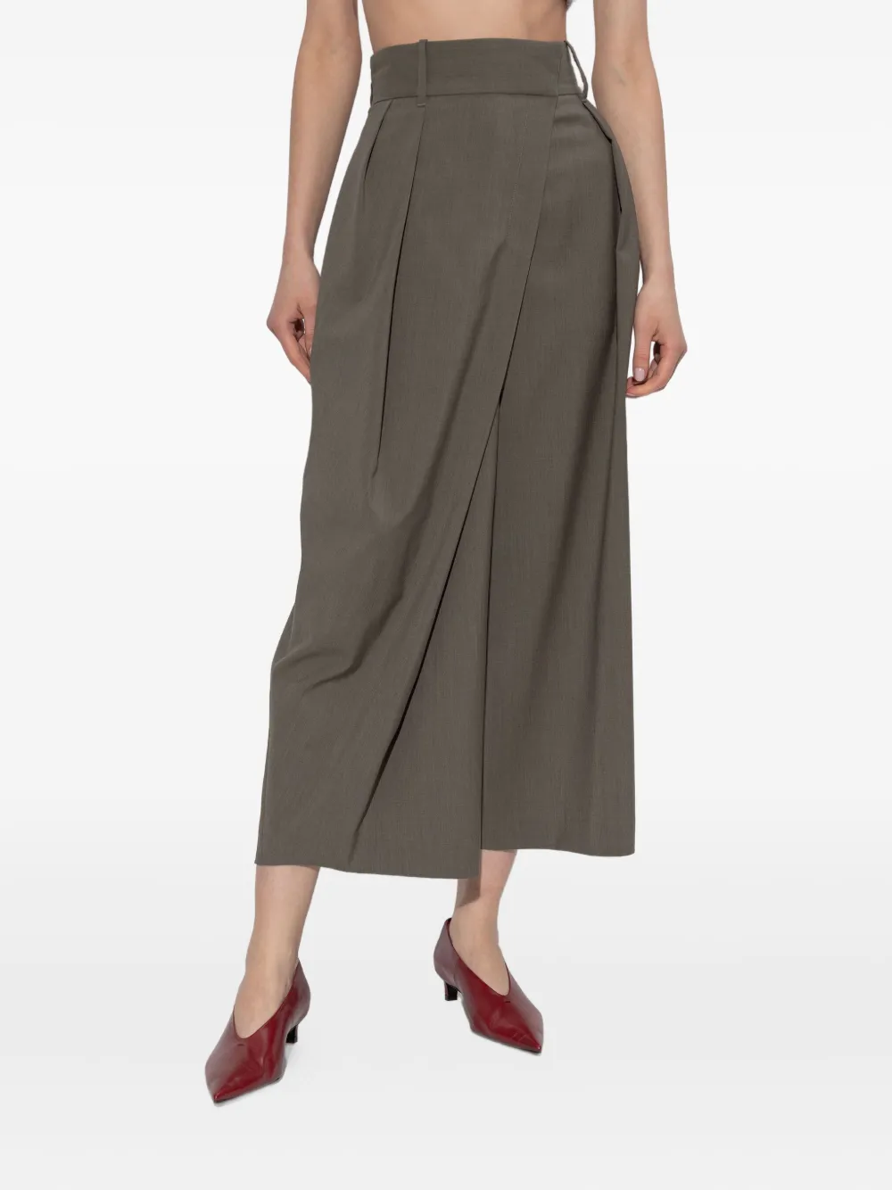 LOEWE Geplooide broek Groen