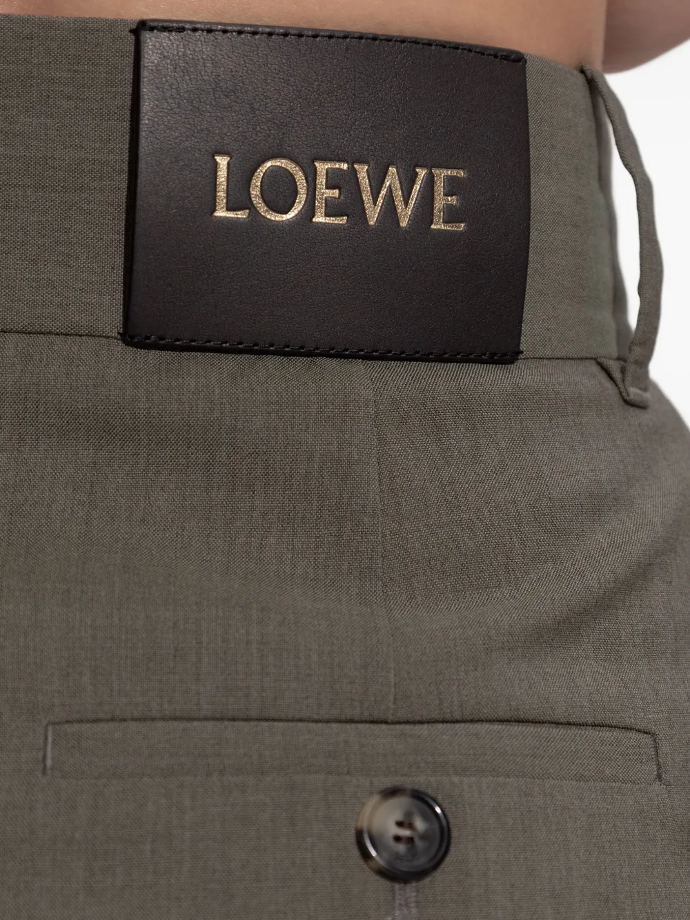 LOEWE Geplooide broek Groen