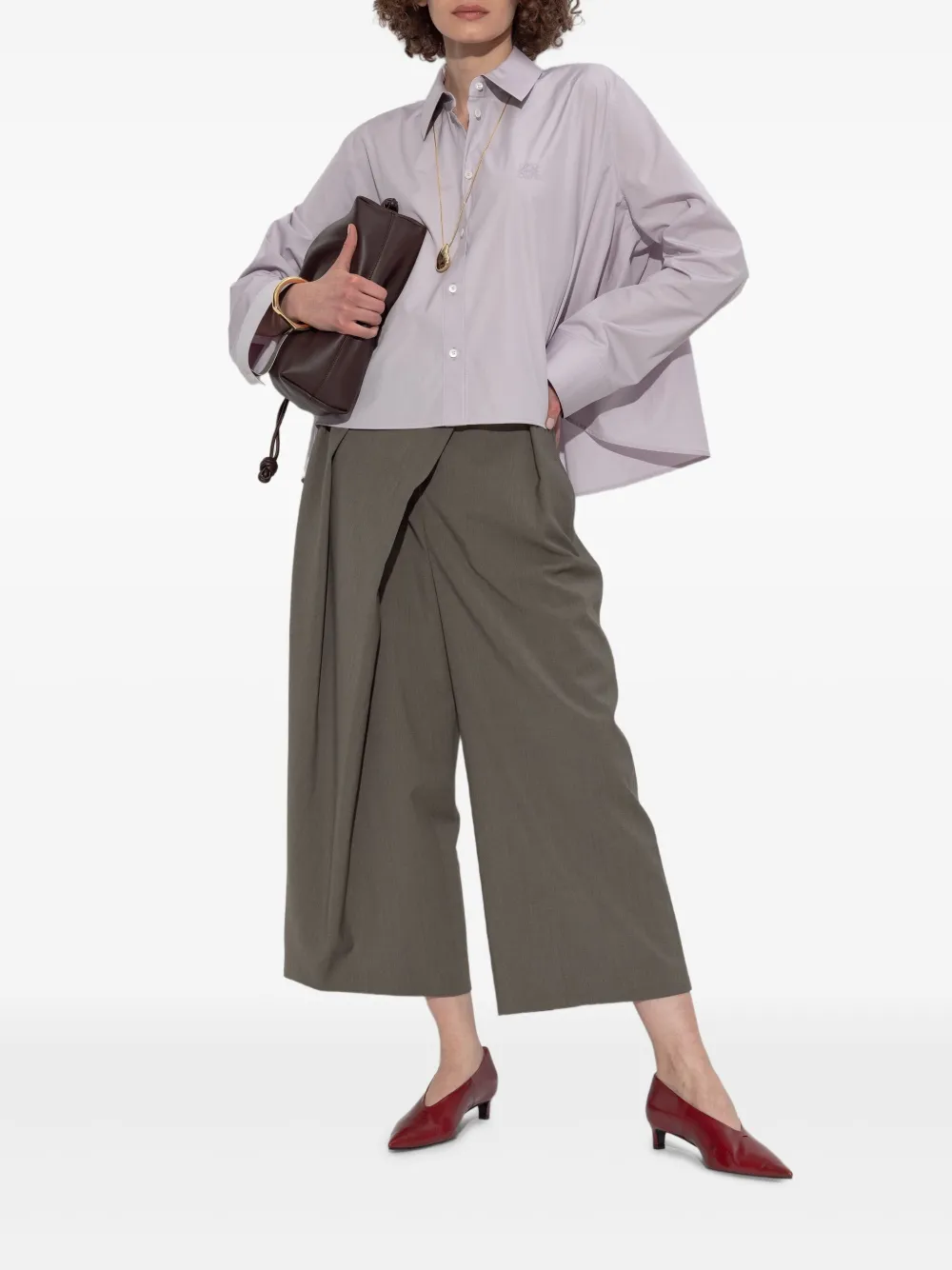 LOEWE pleated wrap trousers | Slacks | Image 2