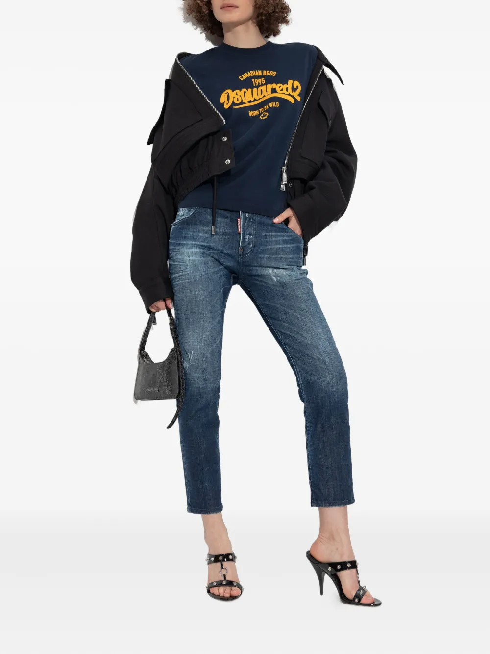 DSQUARED2 distressed jeans | Cropped Jeans | Image 2