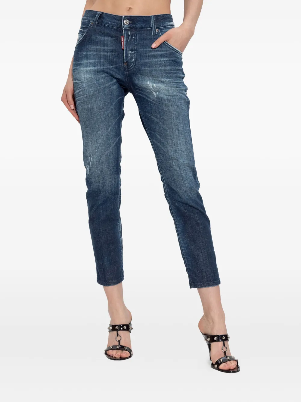 DSQUARED2 Gerafelde jeans Blauw